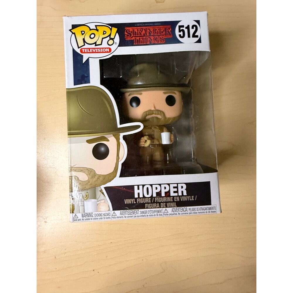 Funko Pop! Television Stranger Things Hopper #512 Vinyl Figure